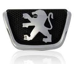 EMBLEMA GRADE CROMADO PEUGEOT 206 99 A 12 COM MOLDURA