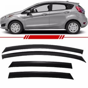 Jogo Calha de Chuva New Fiesta Hatch 2010 2011 2012 2013 2014 2015 2016 Defletor 4 portas