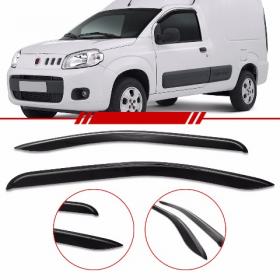 Jogo Calha de Chuva Fiorino Evo 2013 2014 2015 2016 Defletor 2 Portas