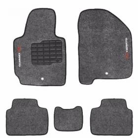 Tapete Carpete Cerato Grafite 2014 Logo Bordado 2 Lados Dianteiro