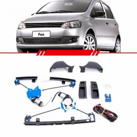 Kit Vidro Elétrico Sensorizado Fox 2010 2011 2012 2013 2014 2015 2016 4 Portas Dianteiro