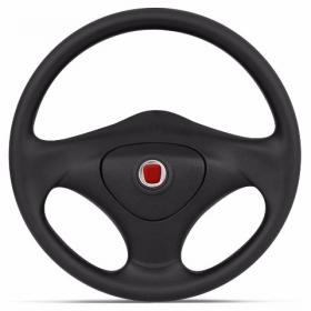 Volante Uno Palio Siena Strada Fire 03 a 14 Preto Cubo Embutido