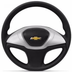 Volante Esportivo Novo Celta Cinza Prisma Corsa Vectra Omega Monza Kadett Ipanema com Cubo