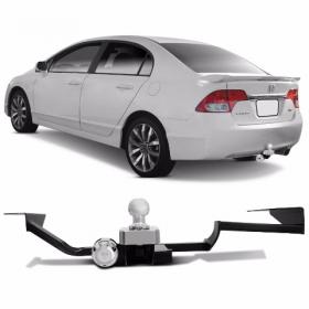 Engate Reboque Rabicho New Civic 06 a 11 Cromado