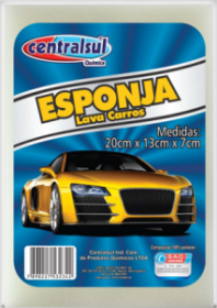 ESPONJA LAVA CARROS  MEDIDAS 20CM X 13CM X 7CM