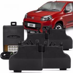 Kit Trava Elétrica Novo Uno Palio Siena Especifica Dedicada 4 Portas