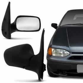 Retrovisor Palio Siena Weekend 96 97 98 99 00 sem Controle 2 Portas Preto