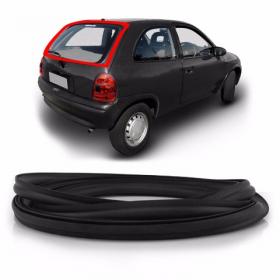 Borracha Do Vidro Traseiro Vigia Gm Corsa 2 Portas