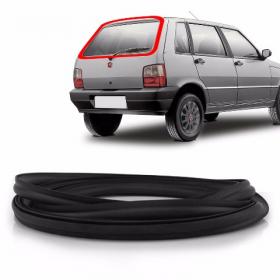Borracha Do Vidro Traseiro Vigia Fiat Uno 85 88 1989 1990
