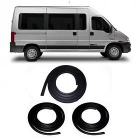 Kit Borracha Ducato Porta Lateral E Dianteira Teto Alto