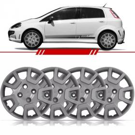 Calota Aro 14 Punto Titan T Jet Parafuso Cubo Baixo